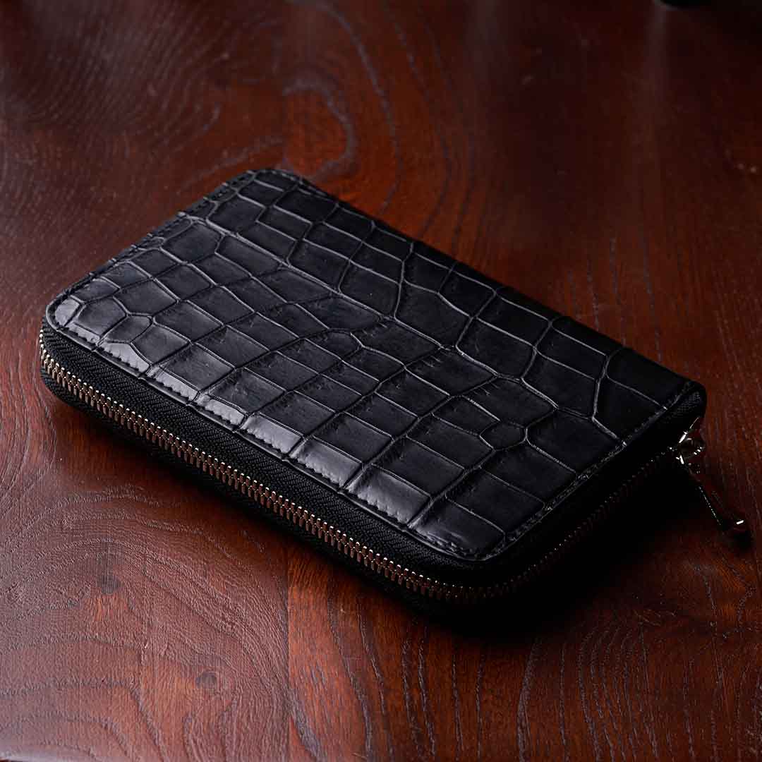 ITTIクロコダイル財布CRISTY STUFFING MID WLT .5 / CROCO