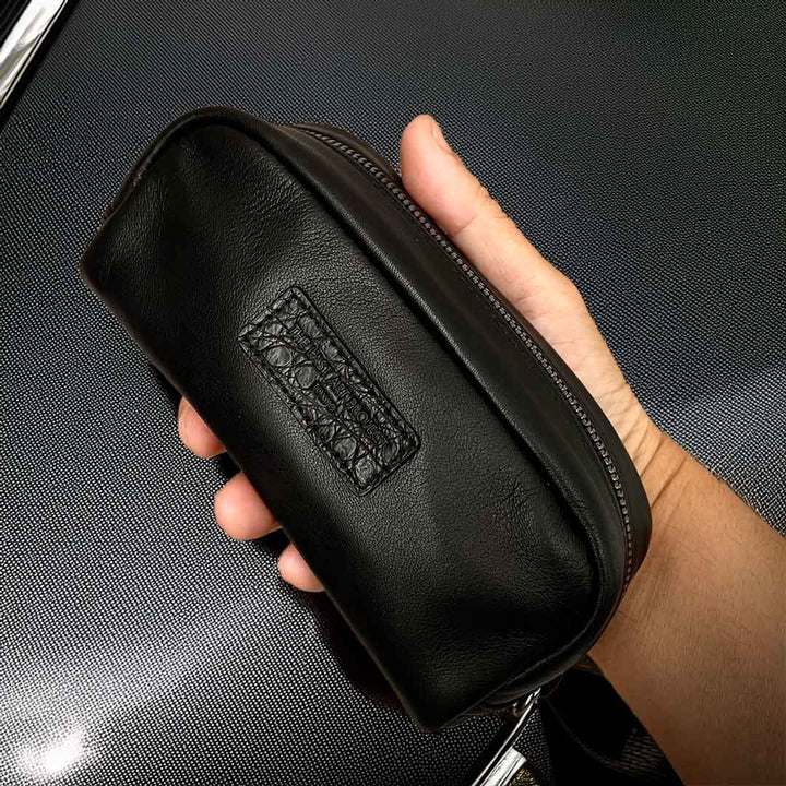 フレンチシープレザーポーチ