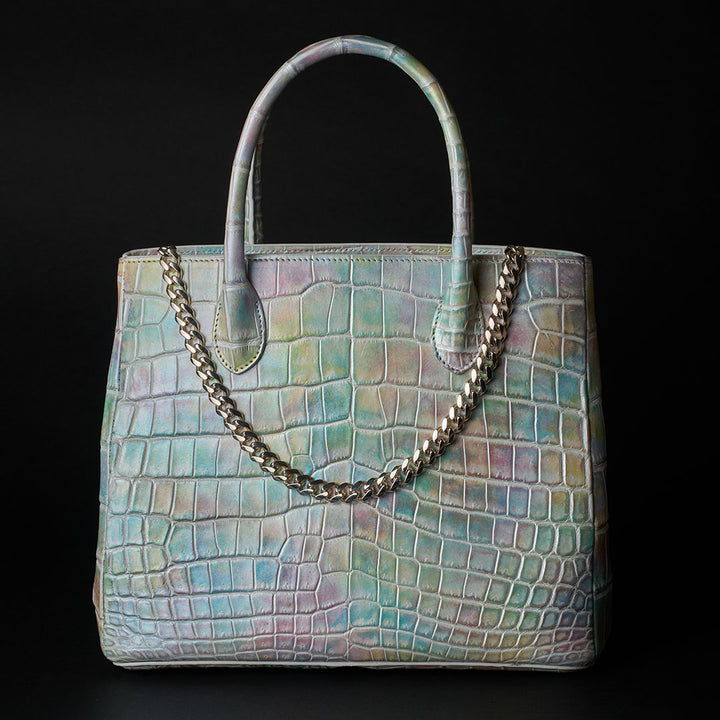 PREMIUM CROCO LOUNGE TOTE MAESTRO"雲彩”