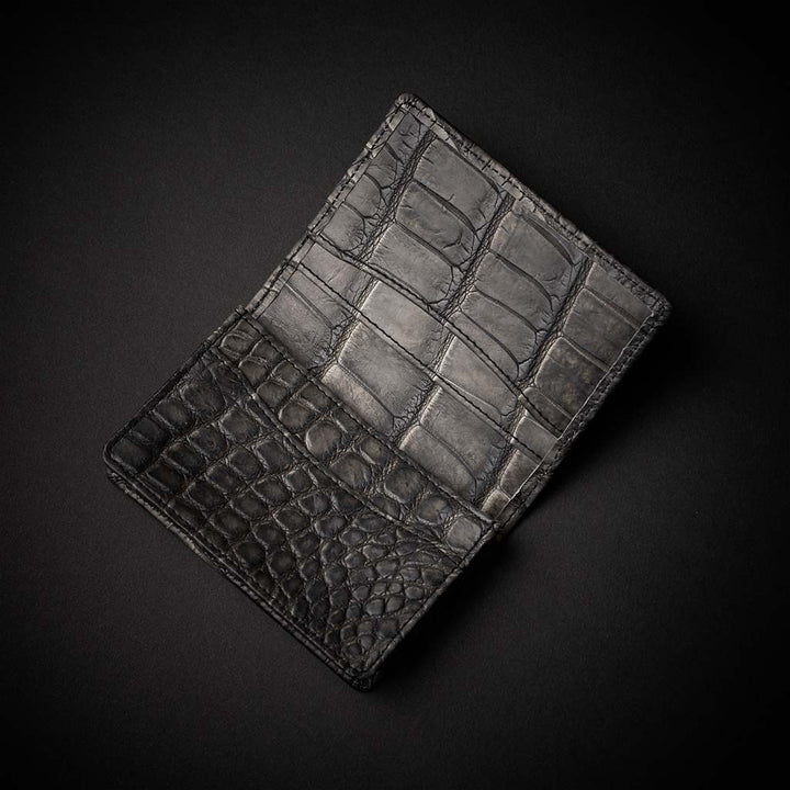 PREMIUM CROCO CARD CASE "EPIGRAPHIA"