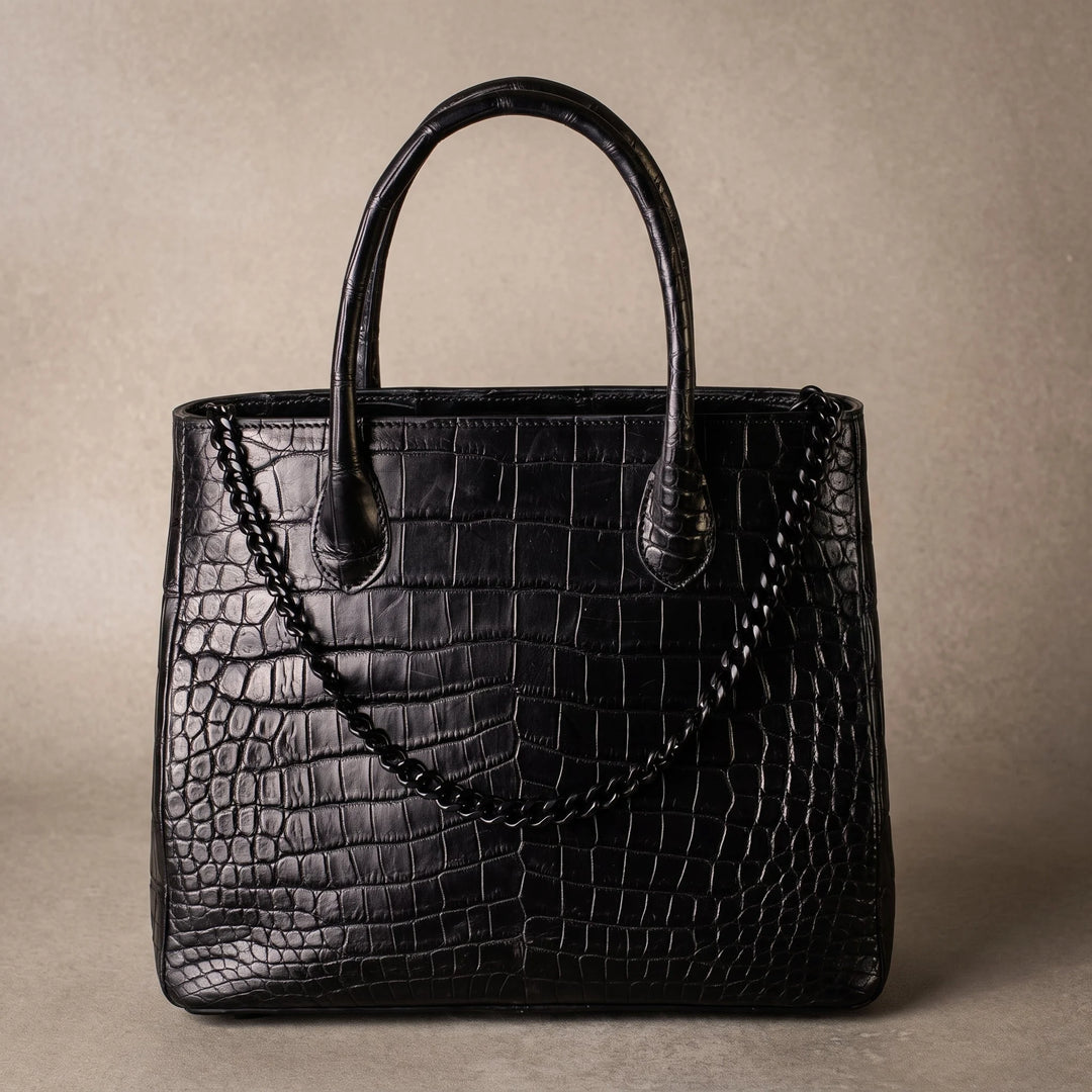 PREMIUM CROCO LOUNGE TOTE MAESTRO