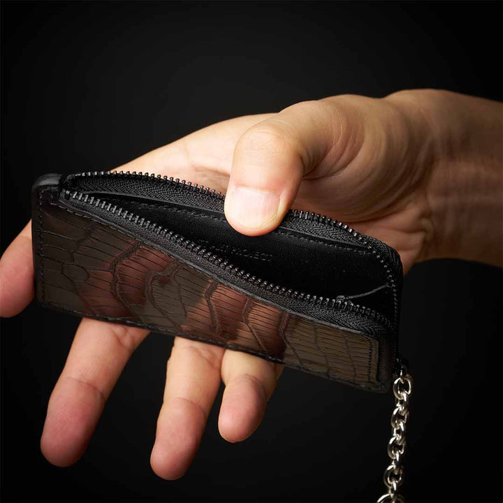 MICRO POROSUS クロコダイル財布