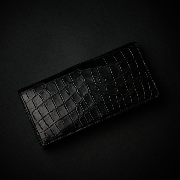 PREMIUM CROCO LONG WALLET "EPIGRAPHIA"