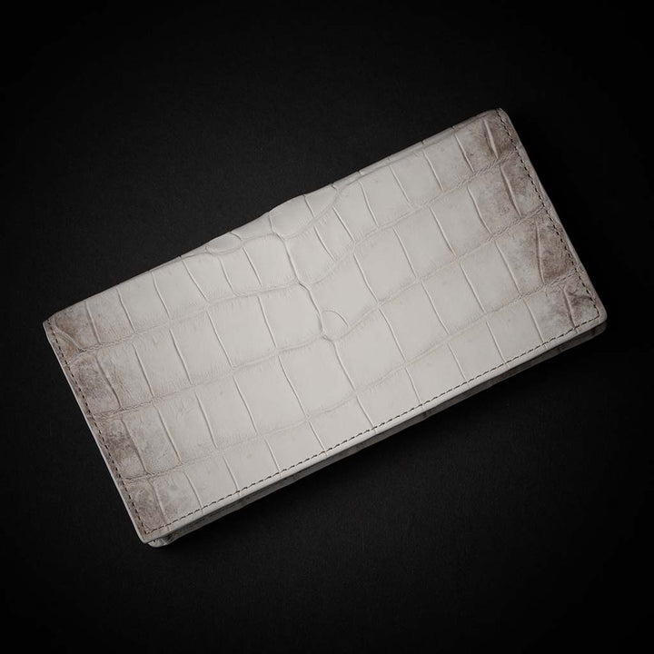 PREMIUM CROCO LONG WALLET "EPIGRAPHIA"