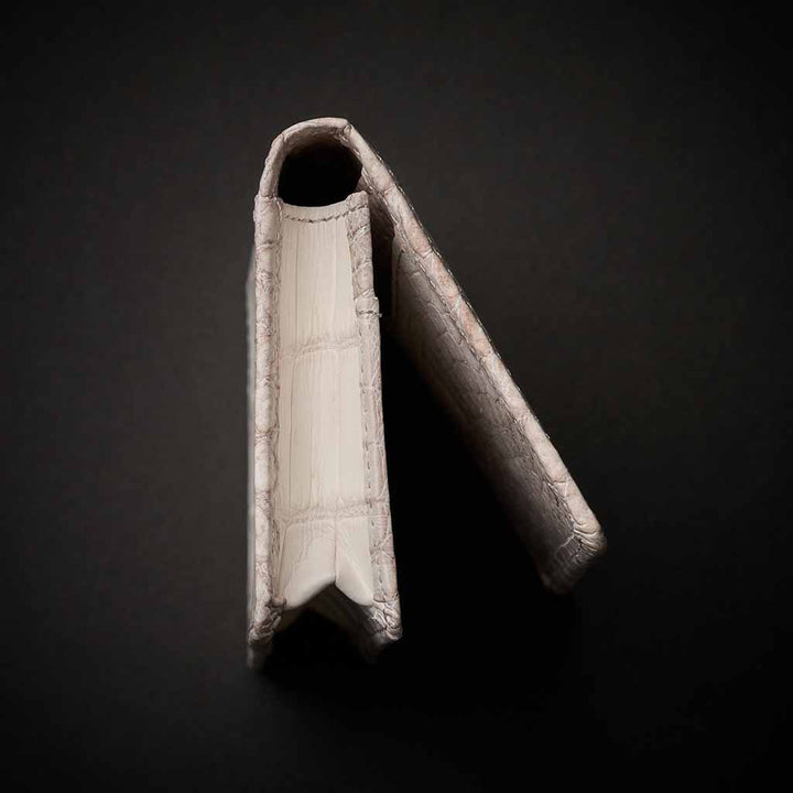 PREMIUM CROCO CARD CASE "EPIGRAPHIA"