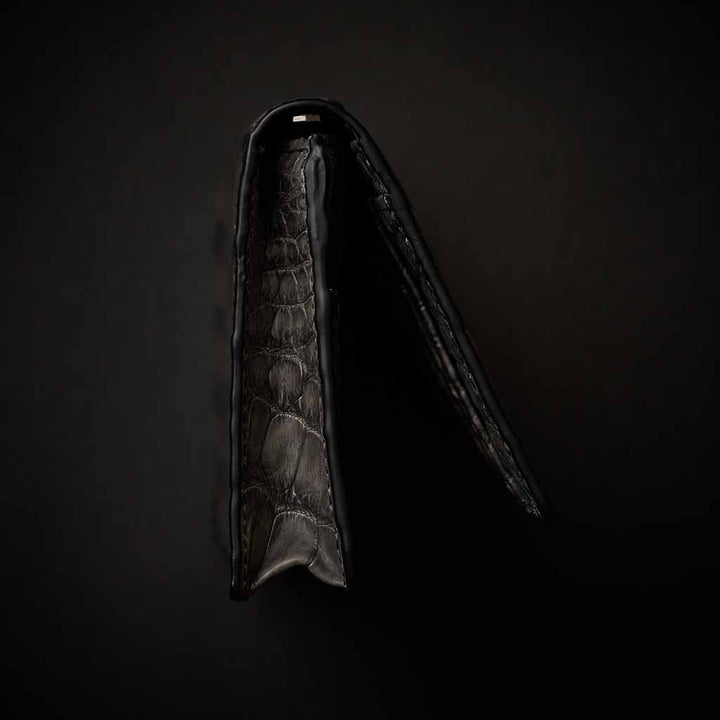 PREMIUM CROCO LONG WALLET "EPIGRAPHIA"