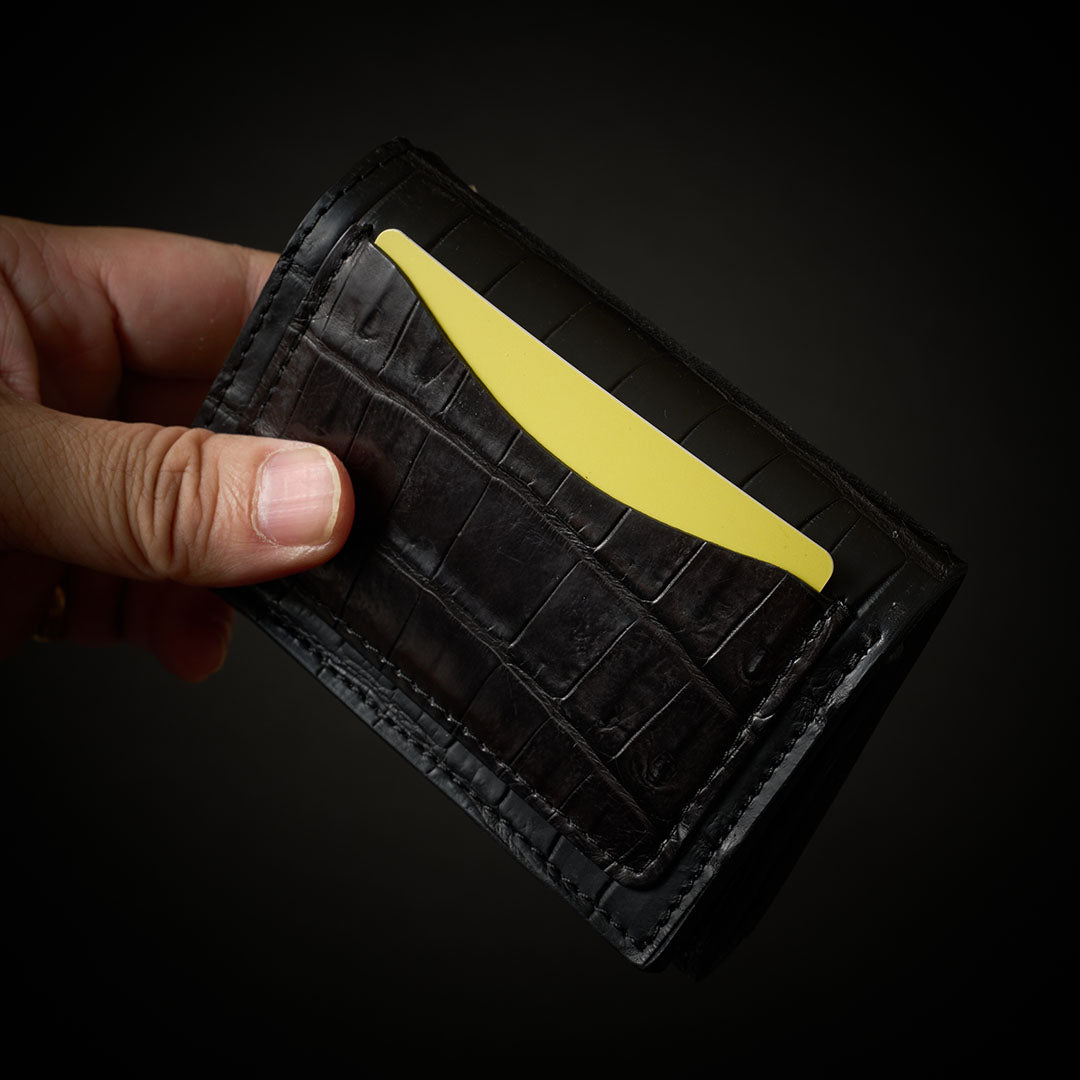 クロコダイル ミニ財布 CROCODILE 3FOLD WALLET