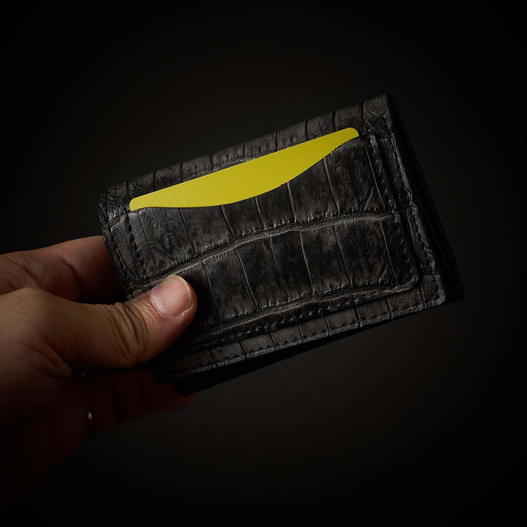 クロコダイル ミニ財布 CROCODILE 3FOLD WALLET