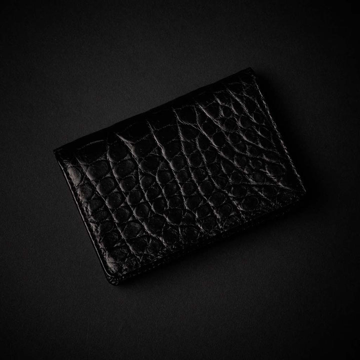 PREMIUM CROCO CARD CASE "EPIGRAPHIA"