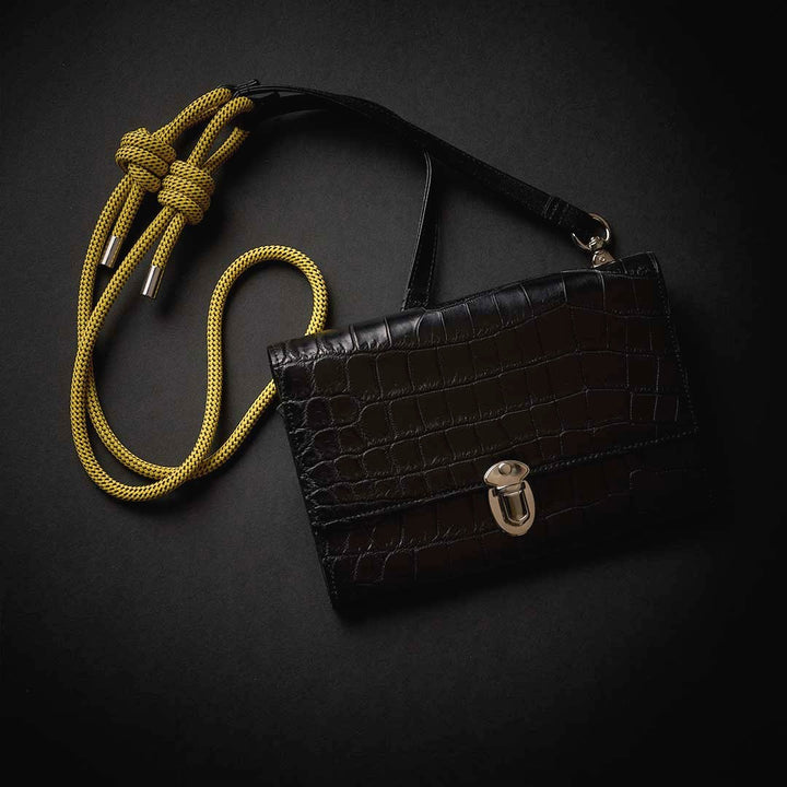 MICHELLE FUKIN CLUTCH CROCO