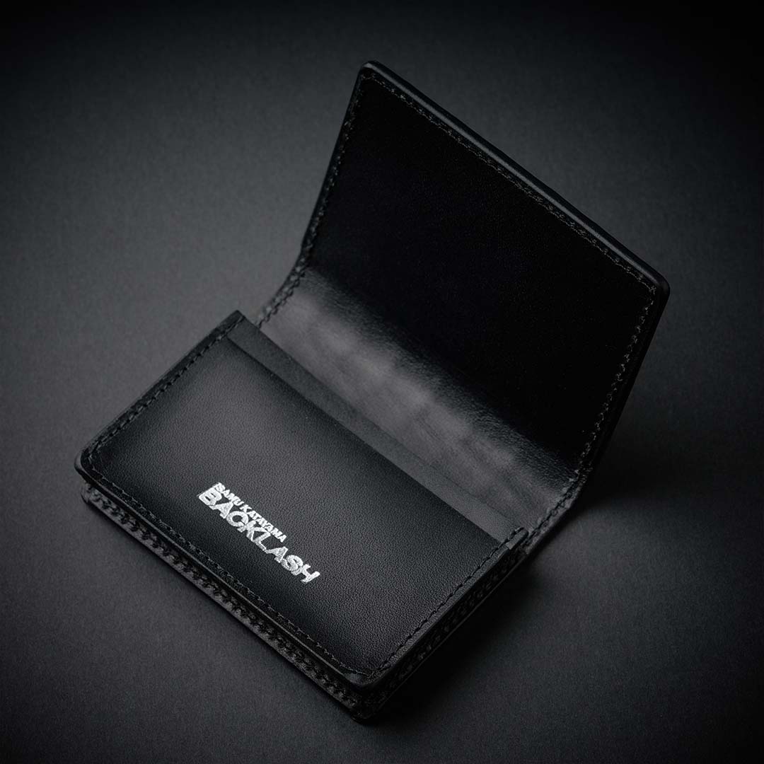 CROCODILE CARD CASE SUMIBLACK