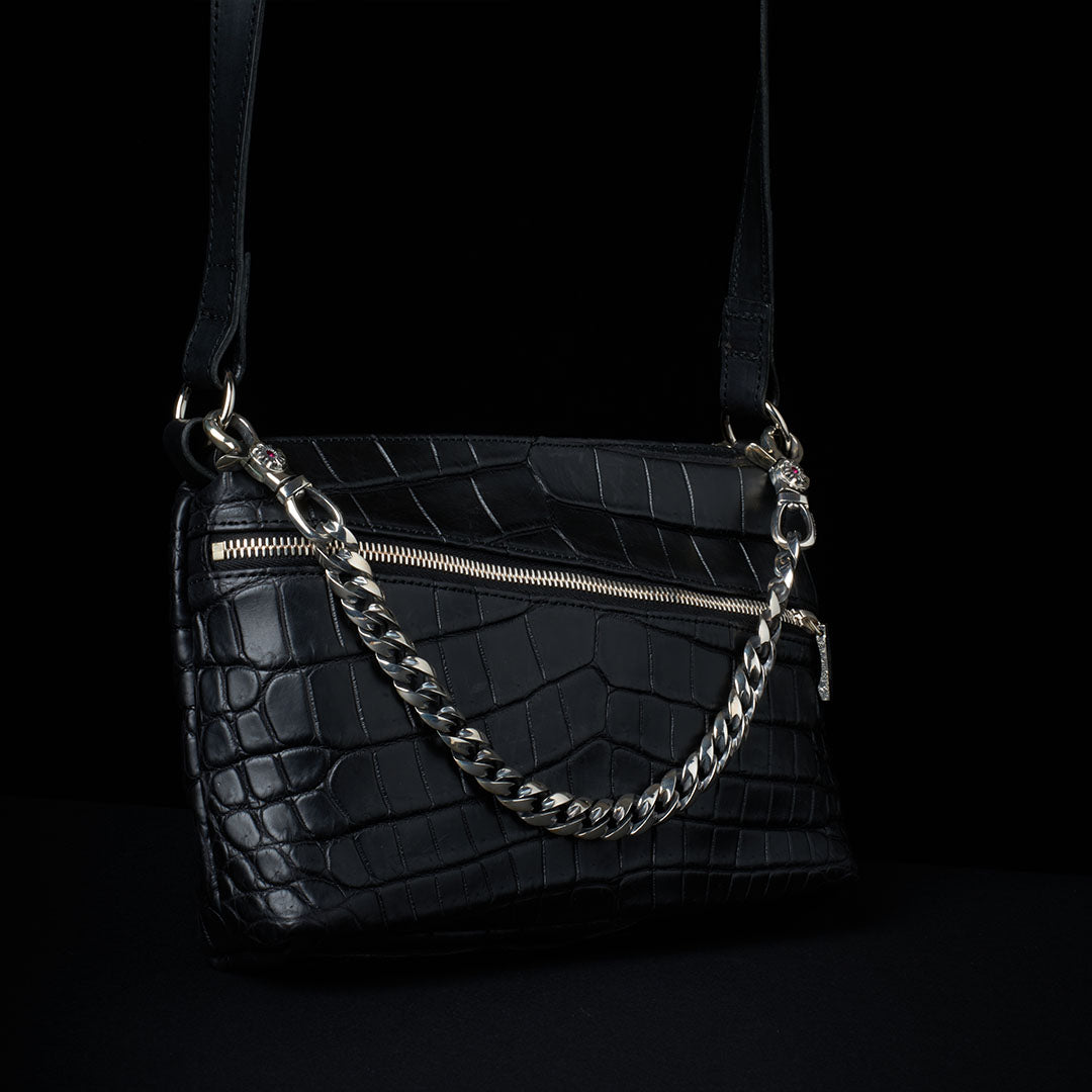 ハンドバッグ ミニショルダー crocodile ショルダーバッグ クロコ柄