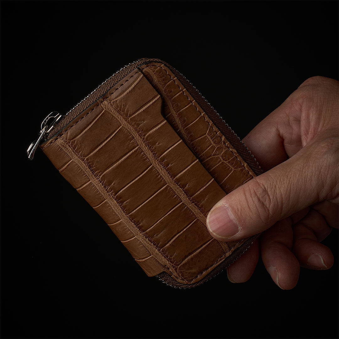 CRISTY COIN CARD WLT / CROCO 新色
