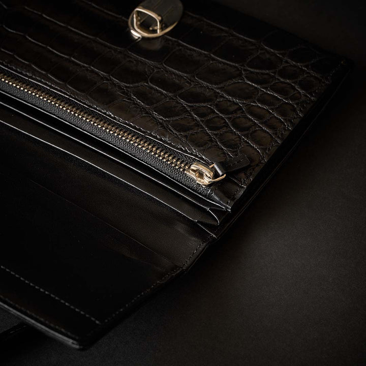 MICHELLE FUKIN CLUTCH POUCH / CROCO