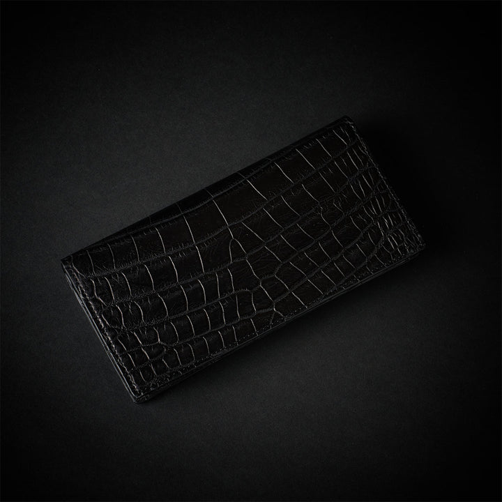 PREMIUM CROCO LONG WALLET "EPIGRAPHIA"