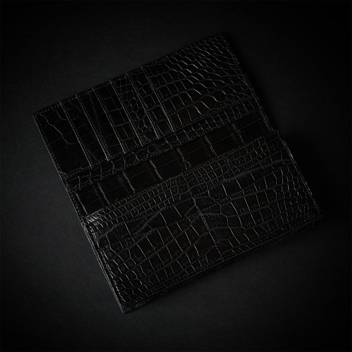 PREMIUM CROCO LONG WALLET "EPIGRAPHIA"