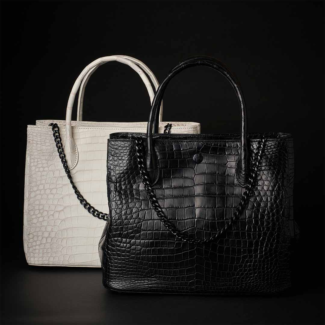 人気】PREMIUM CROCO LOUNGE TOTE 限定HIMALAYA POROSUS 極上