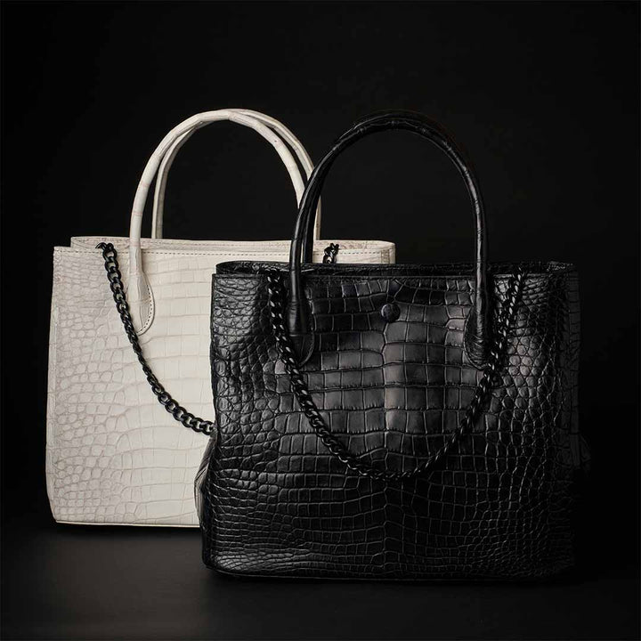 【完売】PREMIUM CROCO LOUNGE TOTE  限定HIMALAYA POROSUS 極上クロコダイル トートバッグ