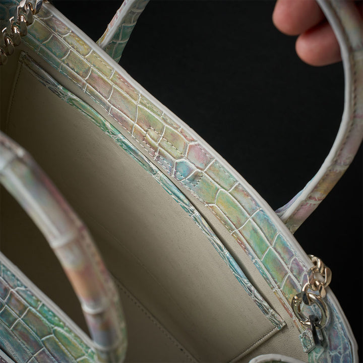 PREMIUM CROCO LOUNGE TOTE MAESTRO"雲彩”