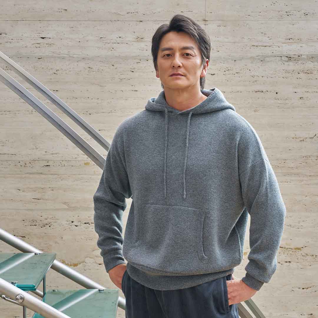 W CASHMERE KNIT PARKA