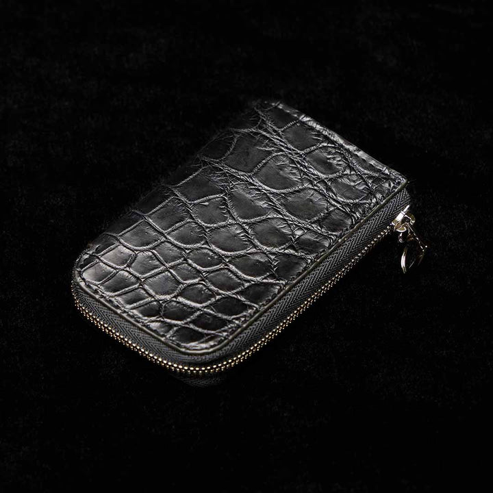 CRISTY KEY CARD CASE CROCO