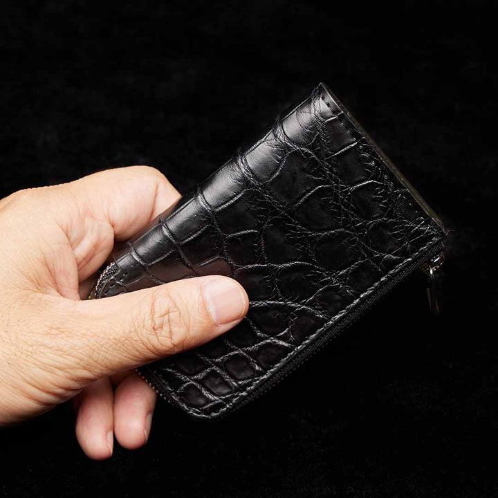 CRISTY KEY CARD CASE CROCO